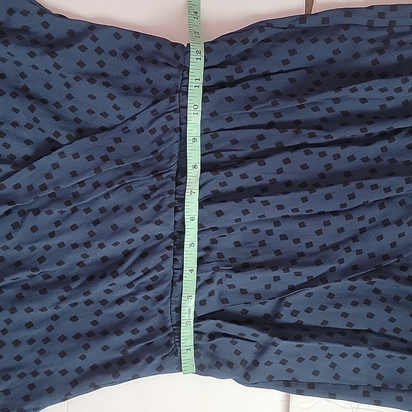 MADEWELL Wrap front dress in brushstroke/ XS. - Picture 6 of 10